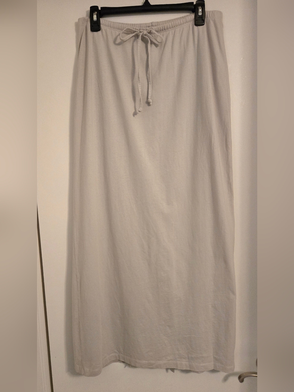 Zara Linen Blend Drawstring Maxi Skirt With Back Slit - Picture 3 of 6
